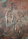 "Flip Flop" Wire Earrings