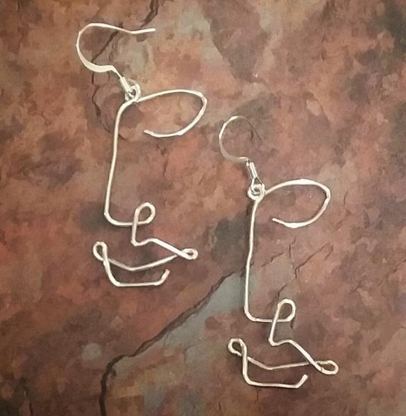 "Perfect Profile" Wire Earrings picture