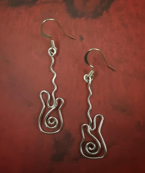 "Stratacaster" Wire Earrings picture