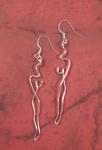 Figure Study Wire Earrings