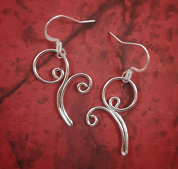 Small Curl Wire Earrings