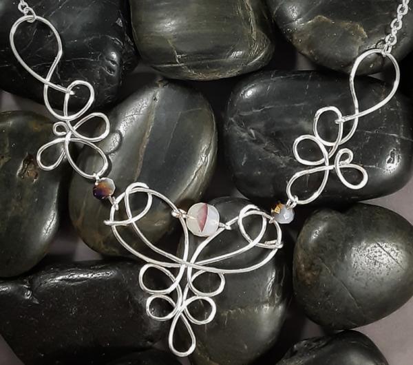 "Butterfly" Wire Necklace