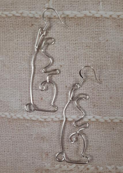 "Bunny" Wire Earrings