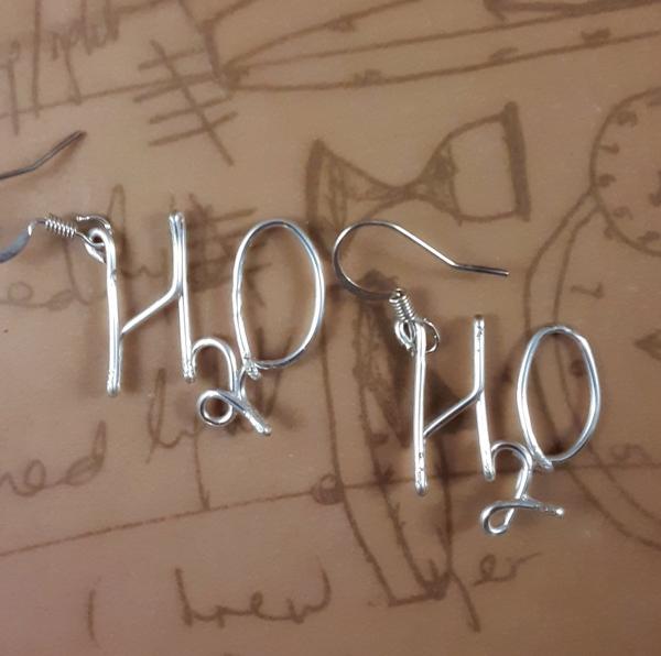 "H2O" Wire Earrings picture