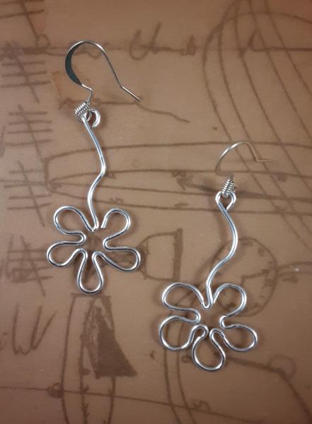 "Flowers" Wire Earrings picture