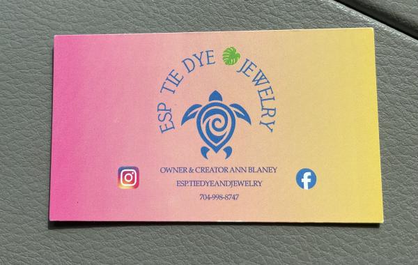 ESP Tie Dye and Jewlery