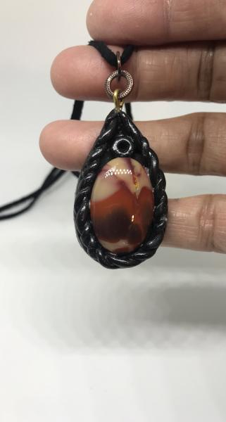 Red Mountain Gemstone Pendant