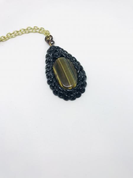 Tiger Eye Gemstone Pendant