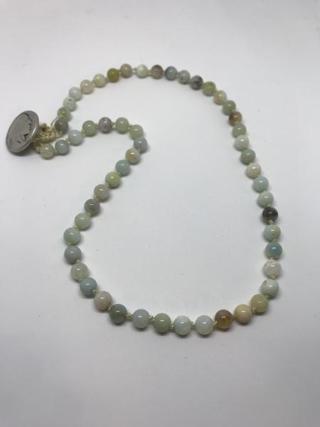 Amazonite Hand-knotted Necklace picture