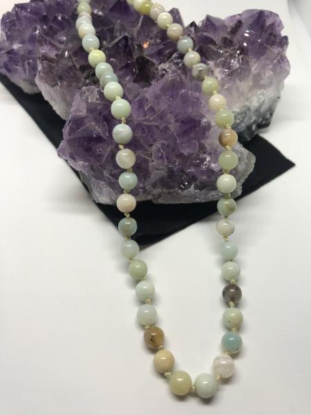Amazonite Hand-knotted Necklace