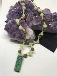 Agate, Lava Rock Necklace