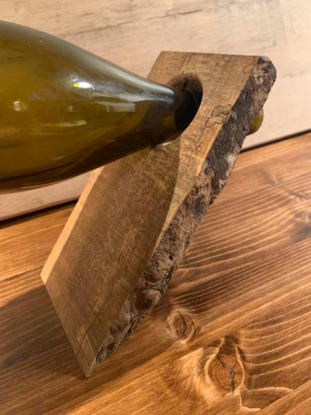 Live Edge Wine Holder picture