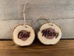 Cedar Stocking Nameplates