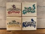 Snarky Harry Potter House Coasters