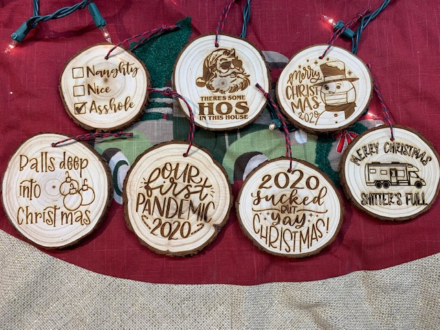 Wooden Round Ornament picture