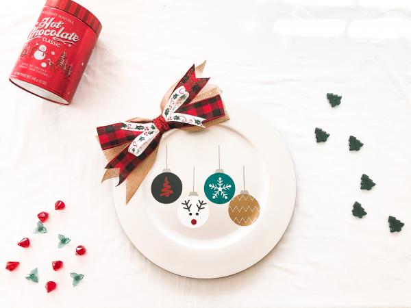 Ornaments Charger Plate