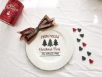 Christmas Tree Charger Plate