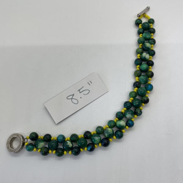 Green Beaded Bracelet