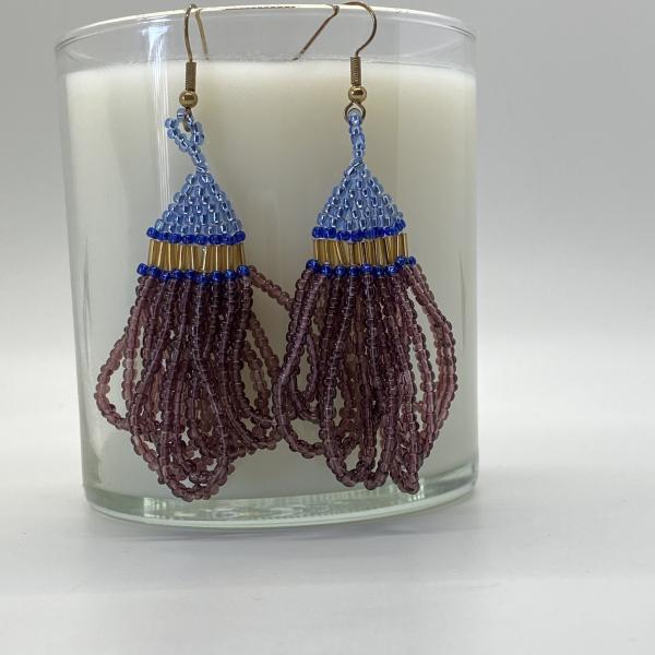 Purple Loop Earrings picture