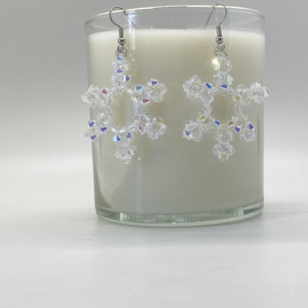 Swarovski Snowflake Earrings