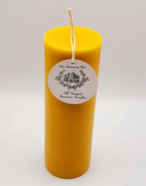 Beeswax Pillar 3X9