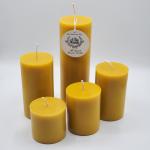 Beeswax Pillar 3X4