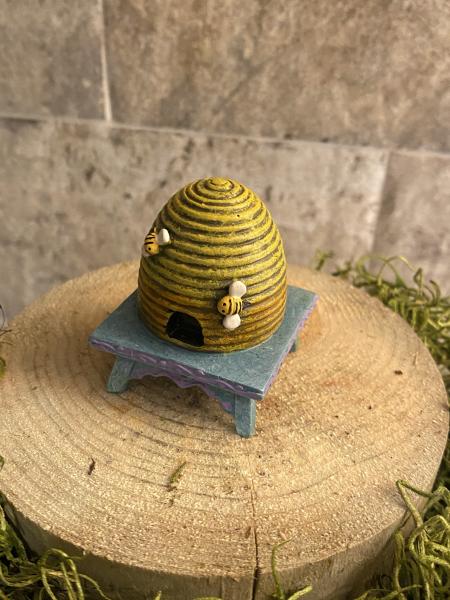 Mini Beehive on Stool picture