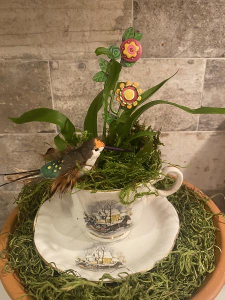 Hummingbird Teacup Garden picture