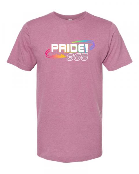 PRIDE 365 Heather Cassis Tee picture