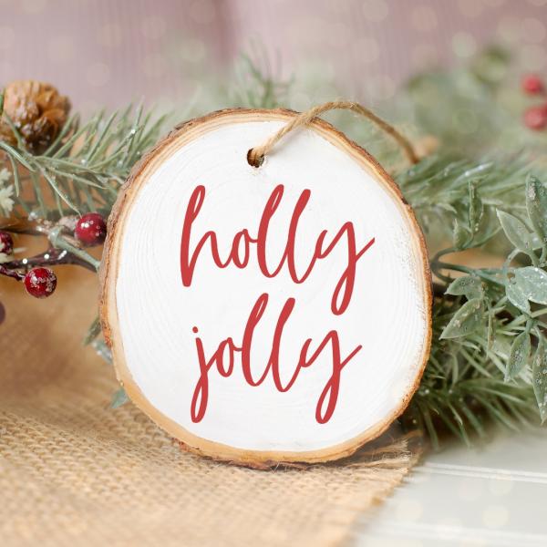 Holly Jolly Ornament