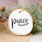 Peace Ornament