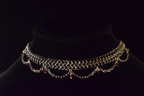 4in1 Chain Choker with Swarovski Crystals