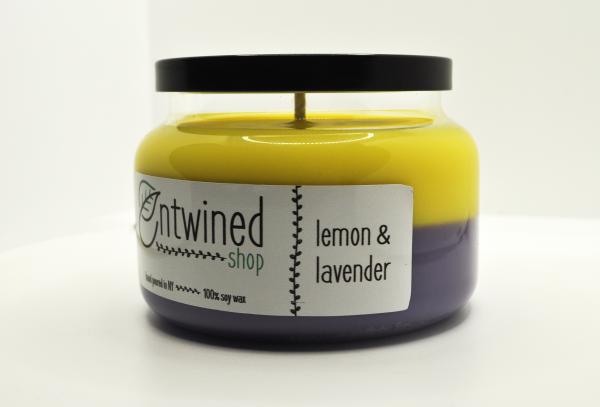 Lemon & Lavender 10oz. Soy Candles picture