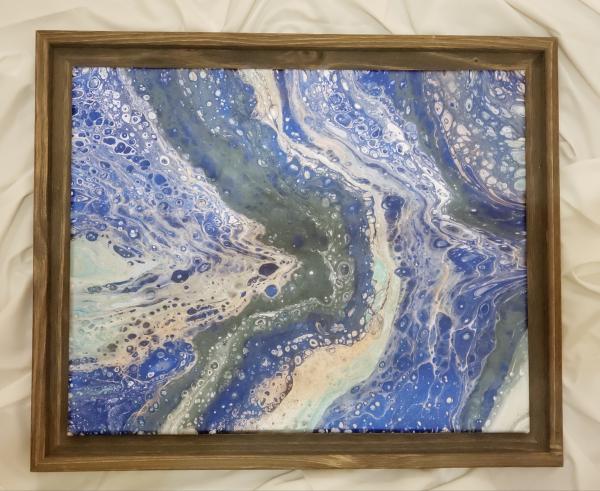 $115 16"x20" Acrylic Painting w/ Frame picture