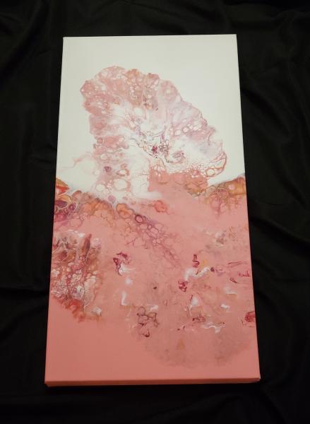 $130 15"x30" Gallery Wrapped Canvas Acrylic Painting