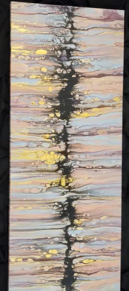 $185 16"x40" Gallery Wrapped Acrylic Painting picture
