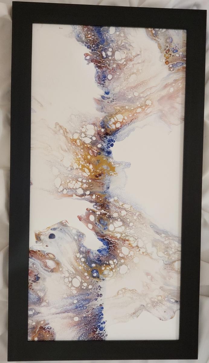 $60 10"x20" Acrylic Painting W/ Optional Frame picture