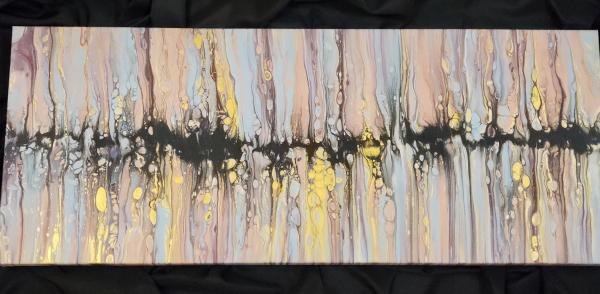 $185 16"x40" Gallery Wrapped Acrylic Painting