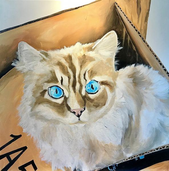 20x20 Pet Portrait on Canvas picture