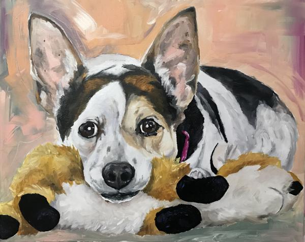 11x14 Pet Portrait on Canvas