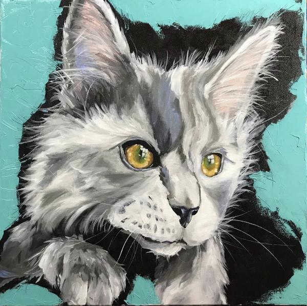 12x12 Pet Portrait on Canvas picture