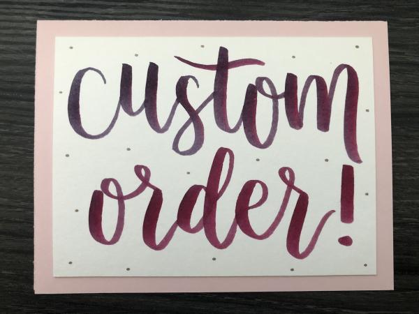 Custom Order picture