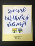 Birthday Card + Engine Delivery!