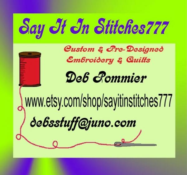 Say It In Stitches 777