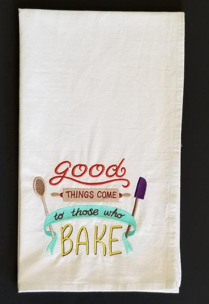 Baking Saying Extra Large Flour Sack Towels picture