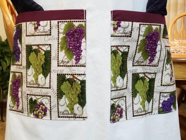 Cooking with Wine Embroidered Adult Apron Great Gift! picture