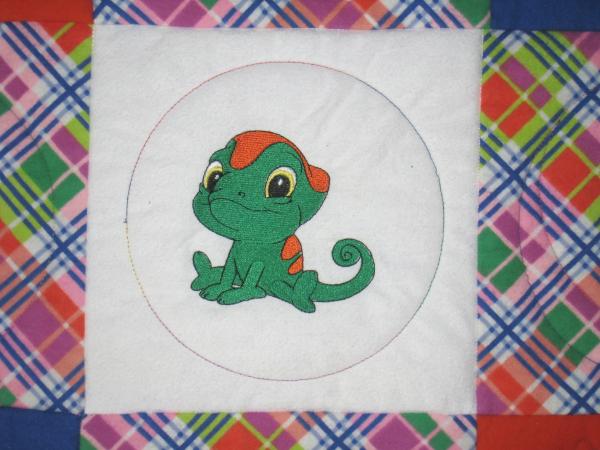 Baby Chameleons Soft Flannel Blanket picture