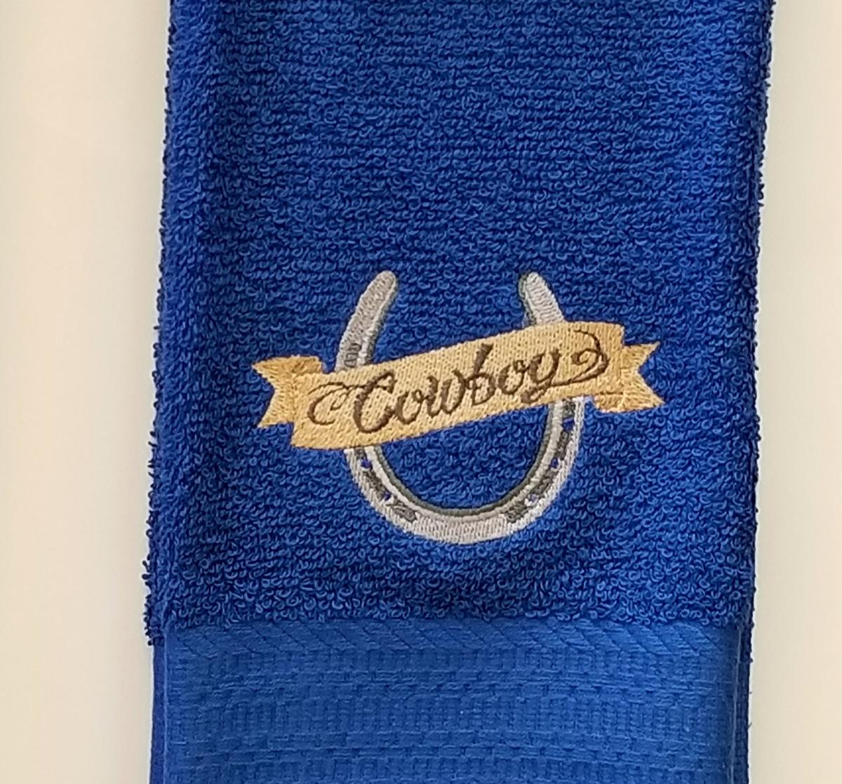 Cowboy Bath and Hand Towel Set picture