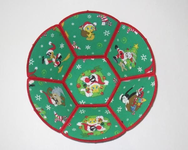Looney Toons Christmas Decorative Fabric Bowls picture