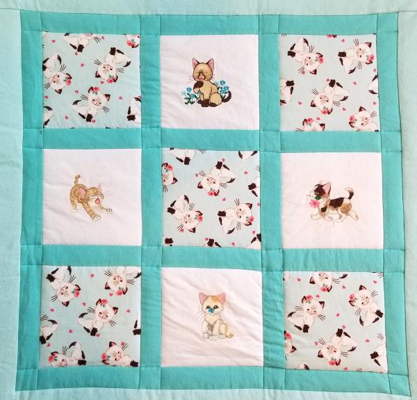 Kittens and Cats Soft Flannel Blanket picture